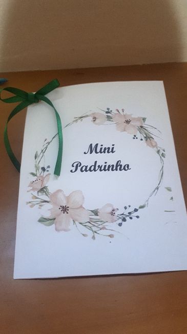 Papelaria . Manual e convite pajem e daminha - 9