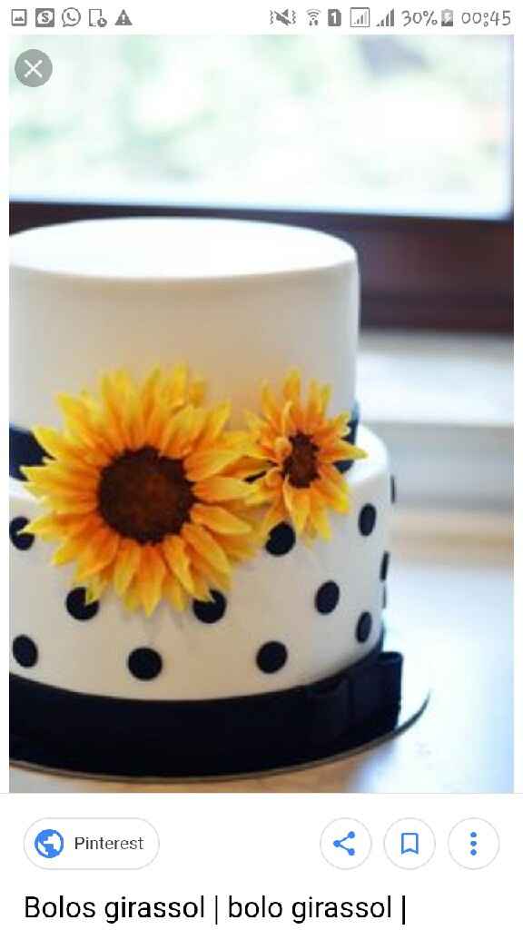 Bolo de noivado #veminspirar - 2