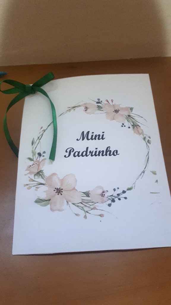 Papelaria . Manual e convite pajem e daminha - 9