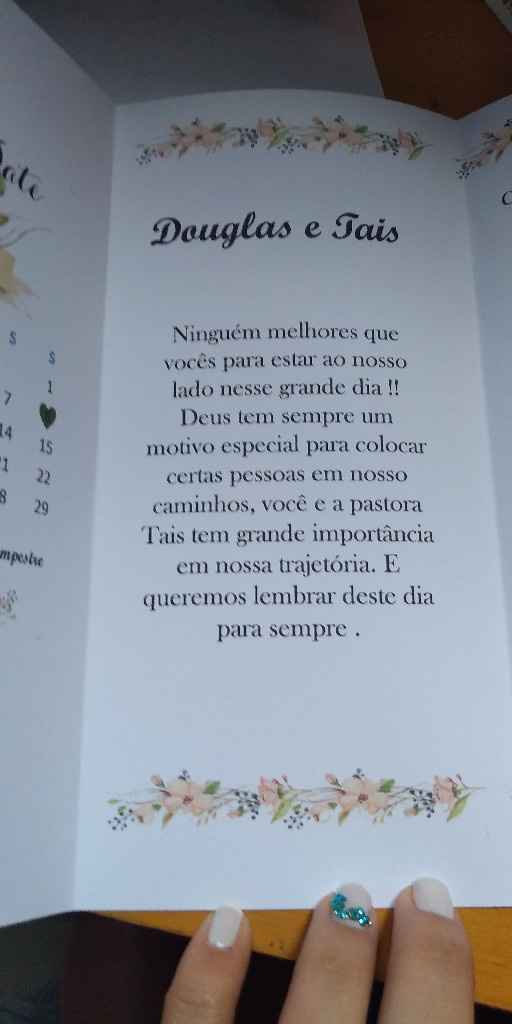 Convite do pastor / padre - 5