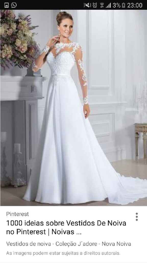 Vestido de noiva [duvida] - 2