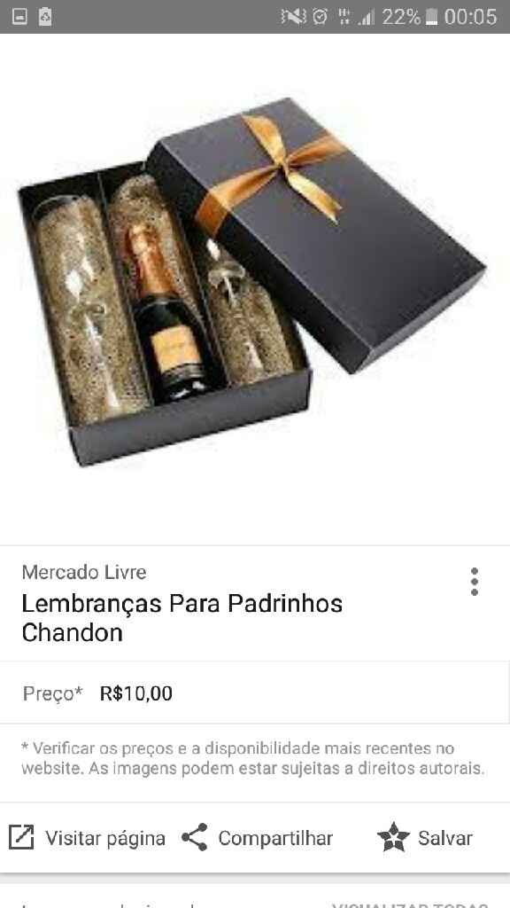 Lembrancinhas para padrinhos - 2