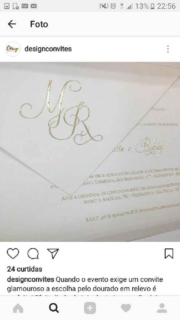 O convite do casamento - 1