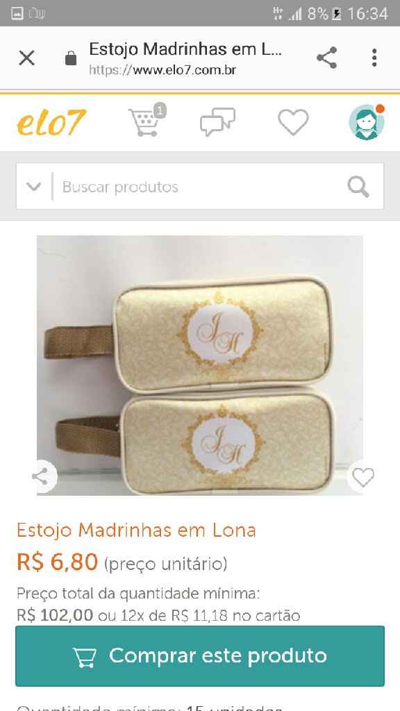 O que dar para as madrinhas ? - 2