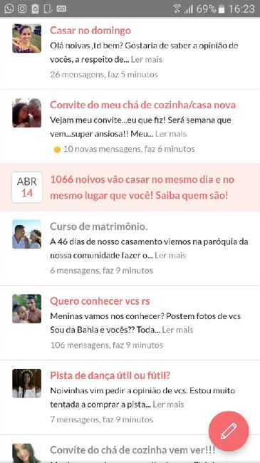 Qual é sua data e quantos noivos vão casar no mesmo dia que você? - 1