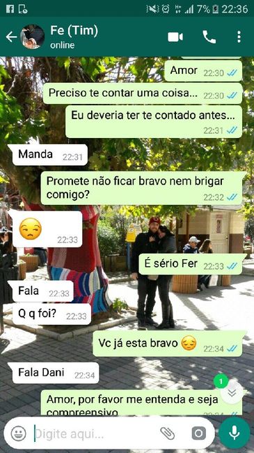Tentativa de dar um susto no noivo #brincadeira - 1