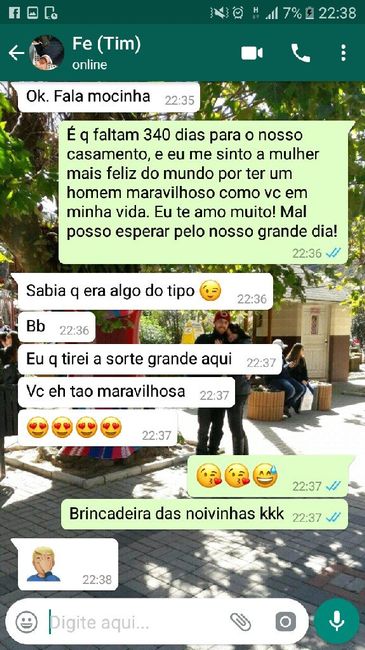 Tentativa de dar um susto no noivo #brincadeira - 3