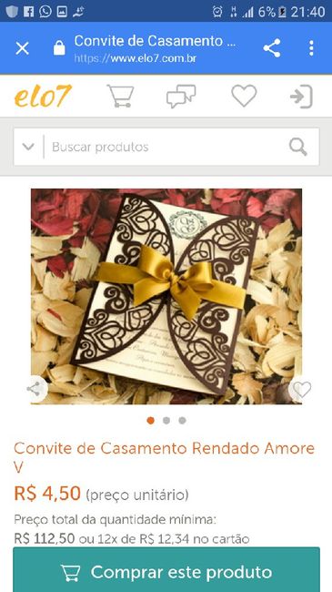 Fiz meu convite 😍 - 2