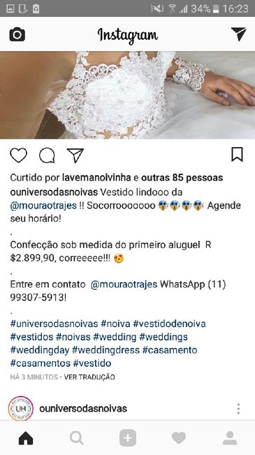  Para as noivas de Sp- vestido - 1