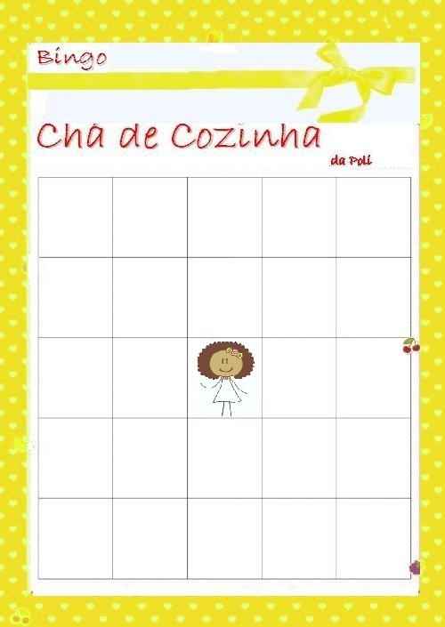 Cartela do Bingo
