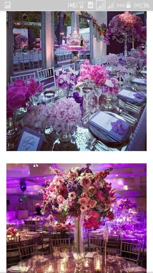 Inspirações cores do casamento lilás, roxo e rosa. - 3