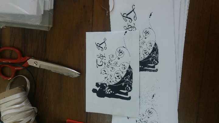Convite e envelope diy vem ver - 2