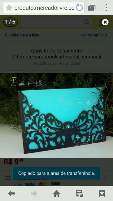 Convites pra festa em scrapbook - 6