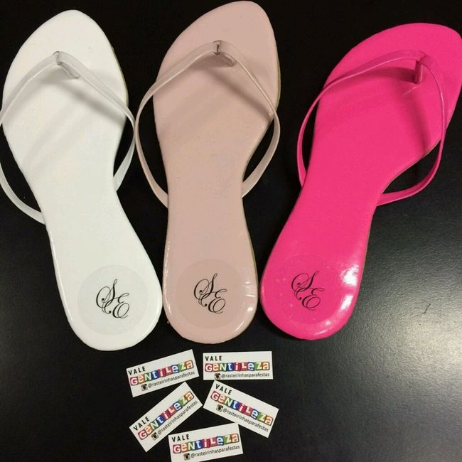 Chinelo pro dia da noiva - 1