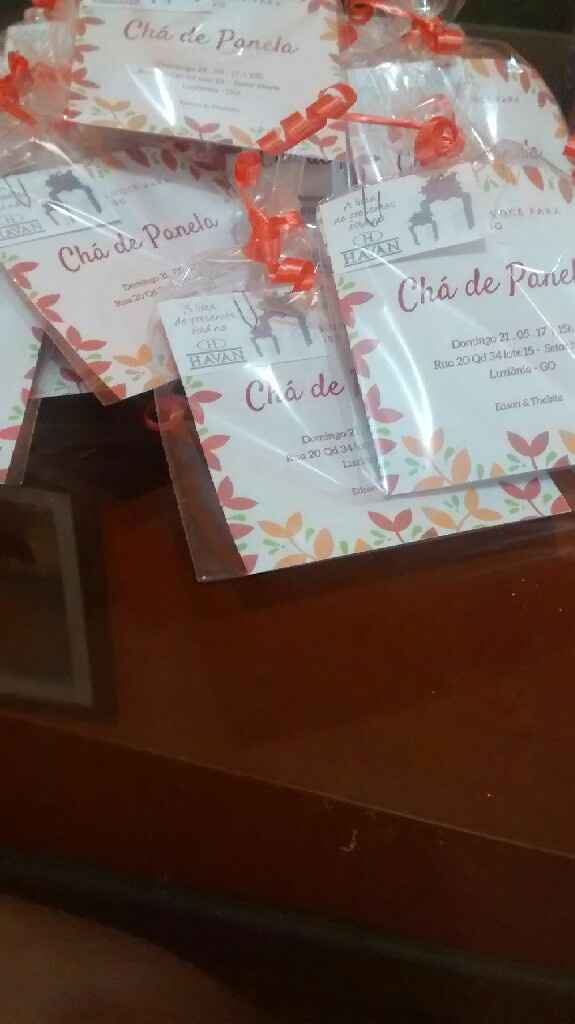 Convite chá de panela - 1