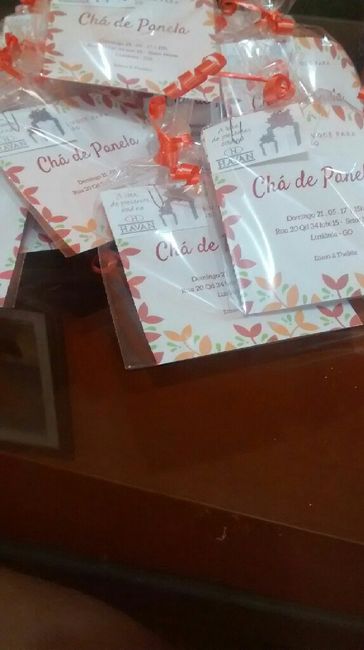 Convite chá de panela - 1
