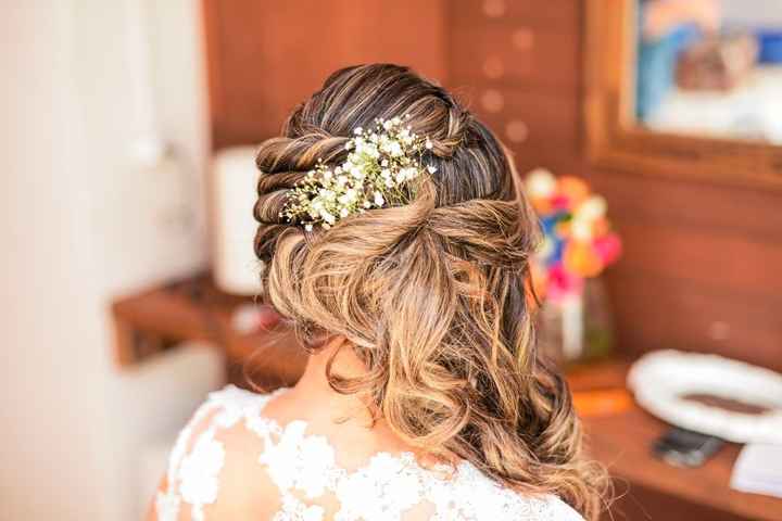 penteado de lado