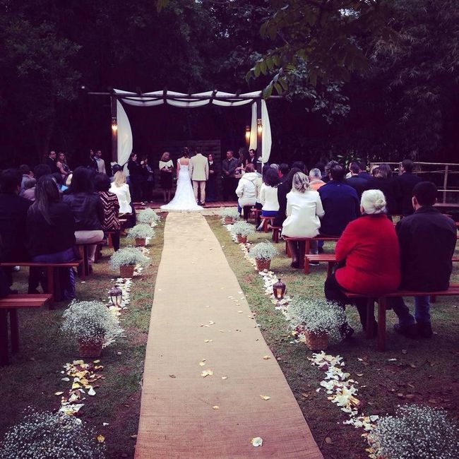 casar na natureza