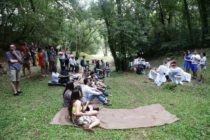 Noivado, piquinique no Horto Florestal