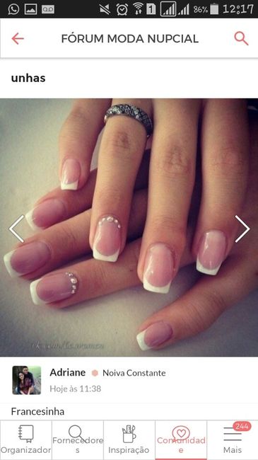 Você é uma noiva tradicional? - As unhas - 1