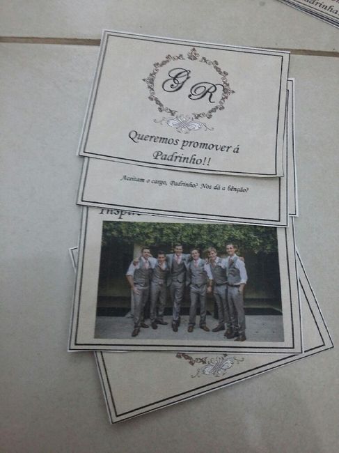 Convites simples padrinhos *-* - 5