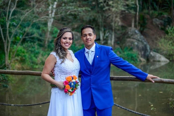 Noivo de azul