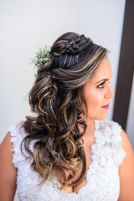 penteado de lado