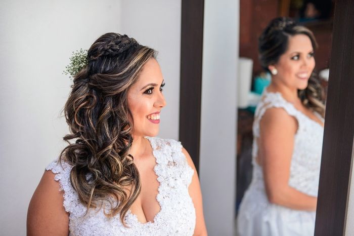penteado de lado