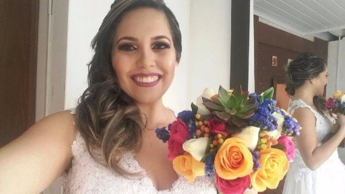 Siiim meu Buquê com Suculenta