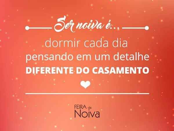 Ser noiva é. .... - 1
