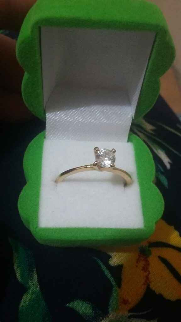 Meu anel de noivado - 1