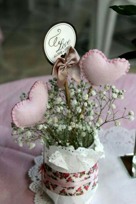 Decoração para mesa de convidados - 3