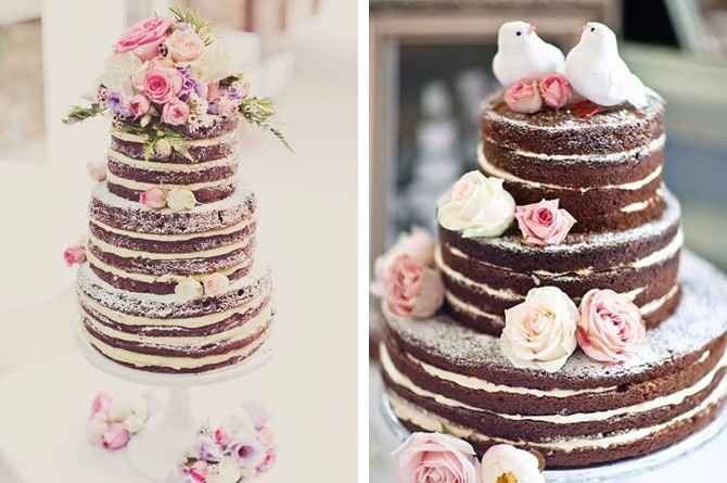 Naked cakes