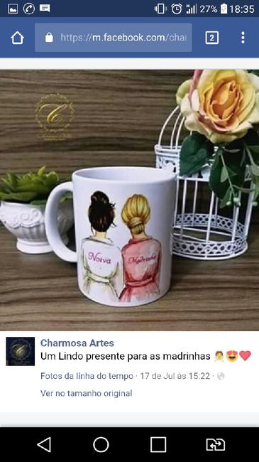 Opinem no que dar para madrinha - 1