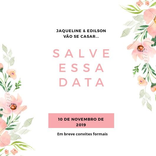 Como funciona o Save the Date? - 1