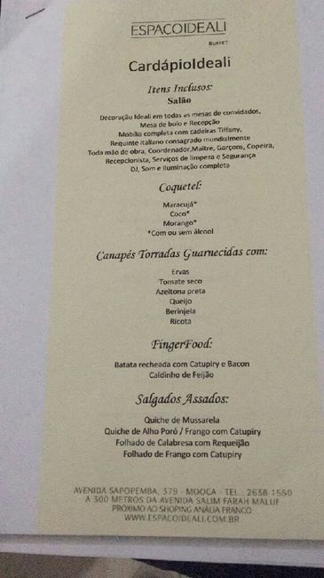 Jantar de casamentos - 2