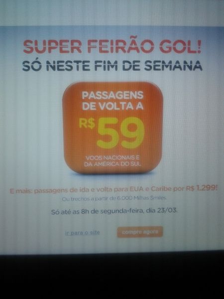 Promoção passagens na gol até 23/03/07 - 1