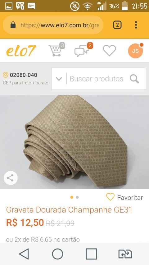 Qual cor de gravata para os padrinhos - 3