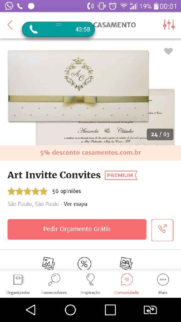 Qual convite é mais bonito? - 2