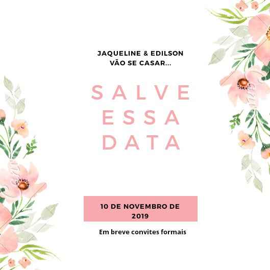 Como funciona o Save the Date? - 1