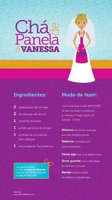 Chá de cozinha/panela/casa nova.como preferirem! 2