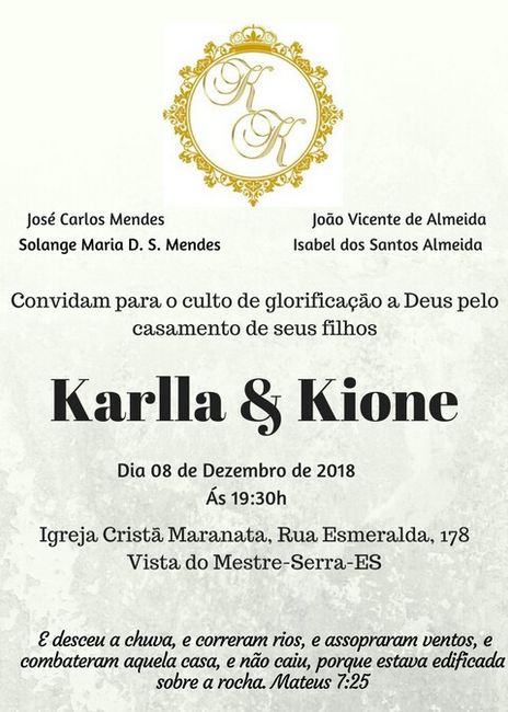 Criação de convites 1