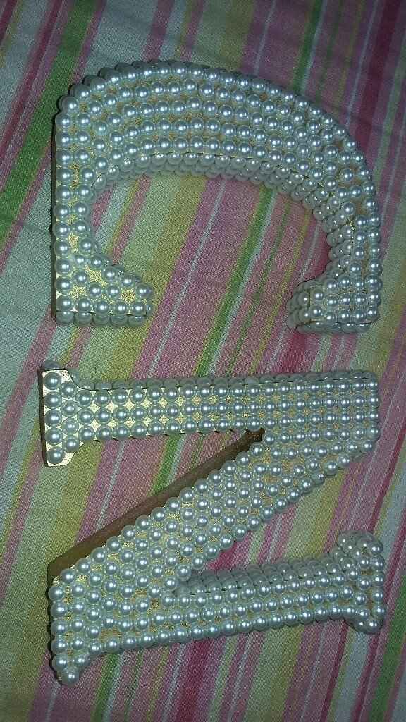 Letras iniciais diy #vem ver! - 1