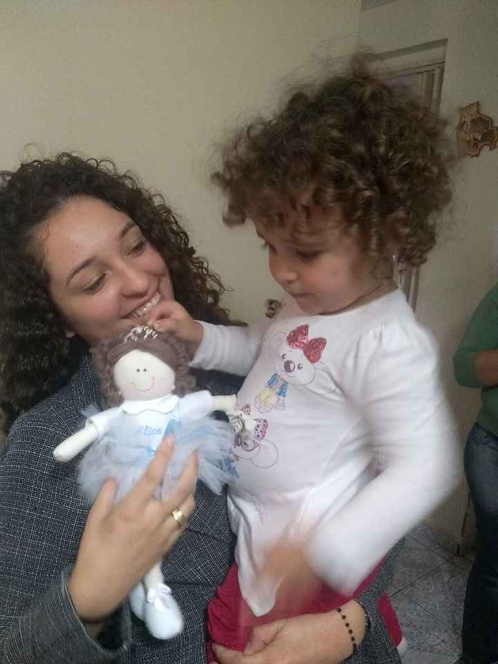 Maleta das damas e pajens e bonequinha. - 4