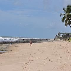 A praia