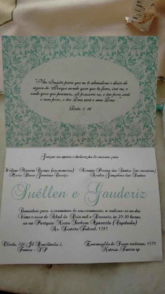 Que tipo de letra você escolhe para o seu convite? - 1