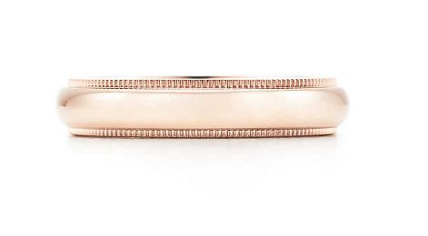 Sonho de Aliança Tiffany 2 (ouro rosa)