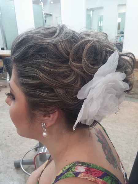 Teste penteado e make - 8