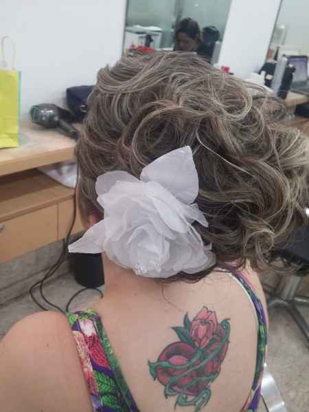 Teste penteado e make - 0