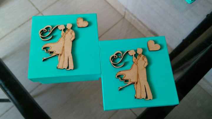 Caixas padrinhos, damas e irmãos. - 6